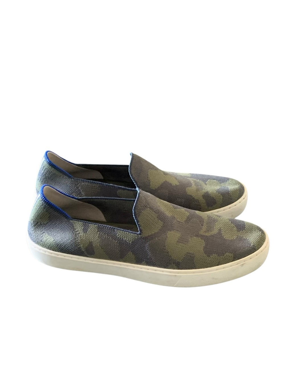 Rothy's Sage Camo Slip-On Sneaker - Women's Size 11
